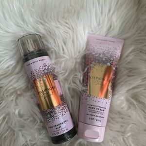 Champagne Toast Body Cream and Mist - Pink and Gold